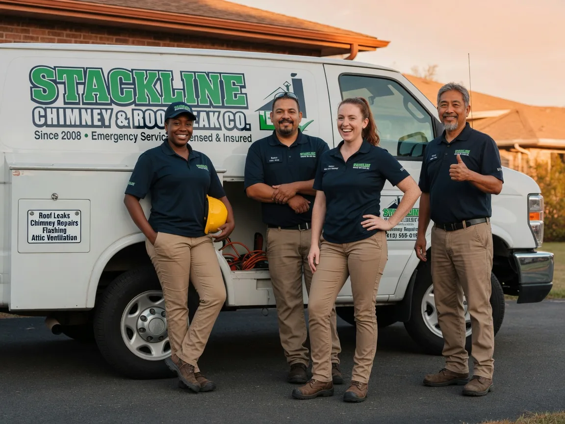 Chimney flashing repair company in Drexel, NC